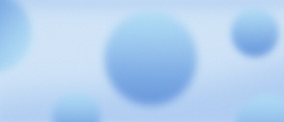 Soft Blue Circles – Abstract Blurred Pattern on Light Minimal Background