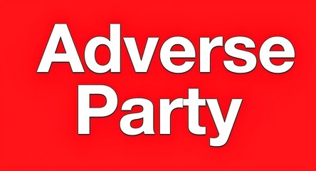 Obraz premium Bold white text 