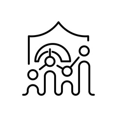 Amusement park vector icon. editable line icon in outline style for themes, fun, rides