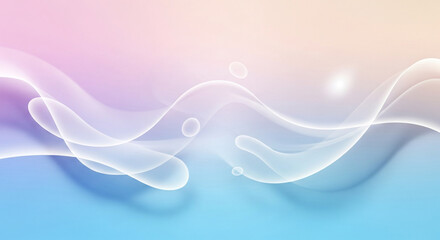 Abstract flowing lines background, fluid design with soft colors and gradients, creative artistic modern concept, digital illustration