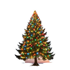 Fototapeta premium Christmas Tree , Santa Claus, Christmas, holiday season, gift giving, children, festive,