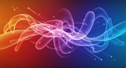 Abstract Background Design Dynamic Lines and Colors - A Whimsical Visual for Websites and Creative Projects