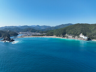 Obraz premium 徳島県美波町 大浜海岸