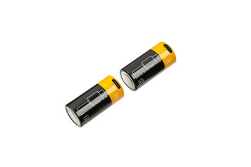 Black and Yellow Batteries for Portable Power