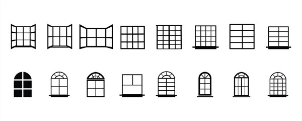 Window silhouette Set