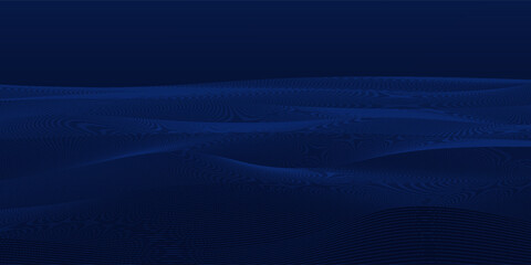 Premium background design with diagonal dark blue line pattern. Vector horizontal template for digital lux business banner, contemporary formal invitation, luxury voucher, prestigious gift certificate