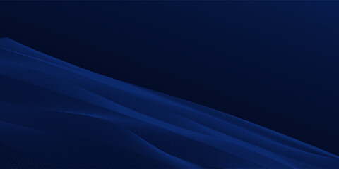 Premium background design with diagonal dark blue line pattern. Vector horizontal template for digital lux business banner, contemporary formal invitation, luxury voucher, prestigious gift certificate