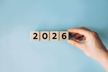 2026 New Year Loading. Concept for transition, progress, new year, and future plans