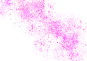 Obraz premium Abstract Colorful Powder Explosion. Nebula Galasy on Transparent Background