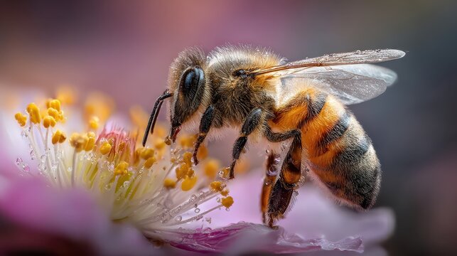 honeybee on a flower