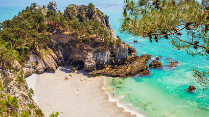 Virgin islands creek in Brittany - France