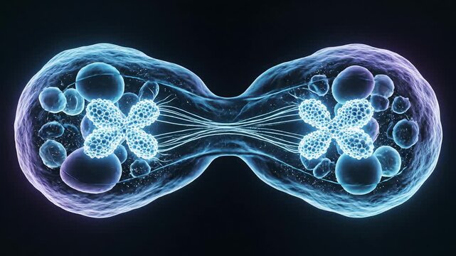 Immerse yourself in a detailed visualization showcasing the dynamic world of cells. This captivating portrayal highlights essential cellular components, their interactions, and the intricate processes