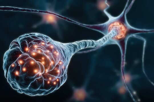 Neuronal network with electrical activity of neuron cells