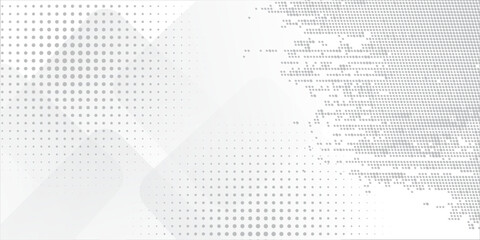 Minimalist White Background with Geometric Shapes and Subtle Dots for Modern Designs and Presentations, Creating a Clean and Professional Look