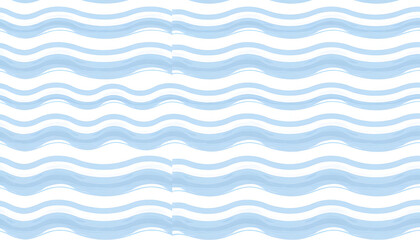 Blue seamless wave pattern texture for ocean water vector illustration design