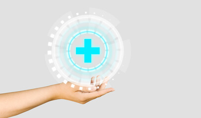 visual health display, virtual medical information system, cuttingedge remote healthcare visualization technology, augmented reality system showcasing holographic diagnostic symbols