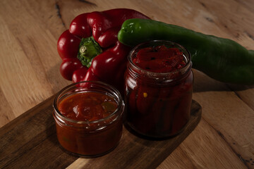 Preparing and preserving red bell pepper products
