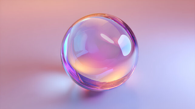 Shiny Transparent Object for UI Design