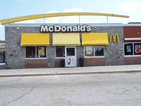 Ottawa, ON, Canada-June 25,2025:The front of "MacDonald's" at 888 Meadowlands Dr.