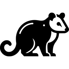 Opossum Vector Icon