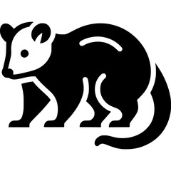 Opossum Vector Icon