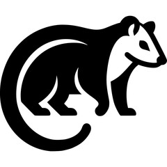 Opossum Vector Icon