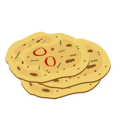 Bindaetteok food vector
