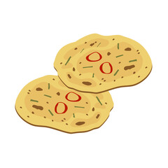 Bindaetteok food vector