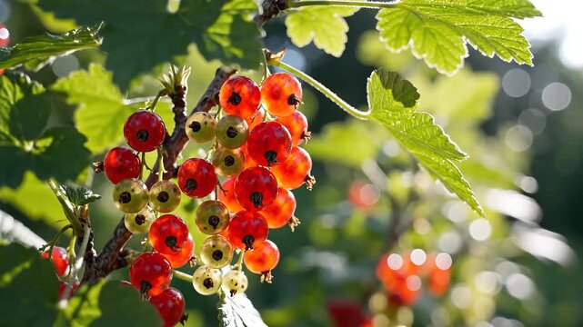 Redcurrant Delight A CloseUp of Summers Sweetness.