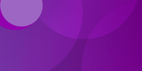 Purple circle overlap modern abstract background for template design, banner, poster, wallpaper. vector illustration
