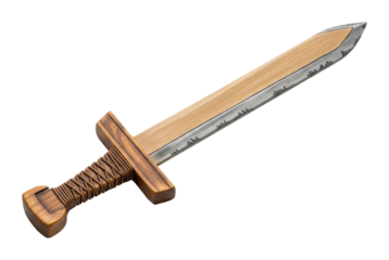 Dramatic sword display medieval theme digital fantasy isolated on transparent background