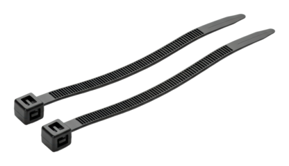 Cable ties in use workshop product industrial isolated on transparent background