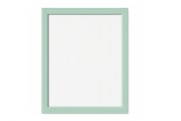 Empty rectangular frame providing copy space for signs, posters, or digital displays, isolated with alpha channel