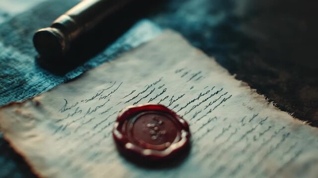 Antique Sealed Letter: A Glimpse into the Past