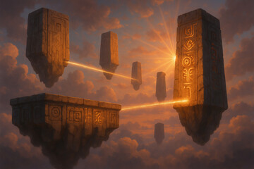 The Floating Temples of Light