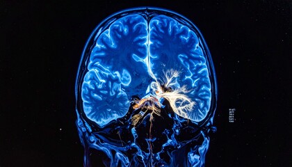 Vivid coronal brain scan illuminates neurological enigma