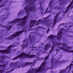 Fototapeta premium Seamless crumpled purple paper texture