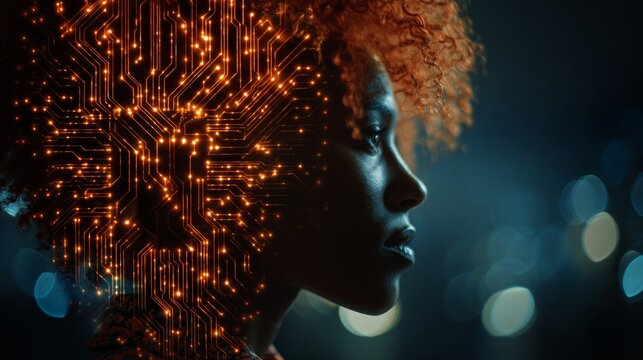 Beyond firewalls: a night expert's cyber defense mission. Smart technology. Beyond the screens: nighttime specialist in a blazing data world. Human machine. Human robot.