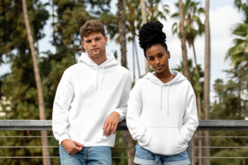 Transparent hoodie mockups png, streetwear fashion