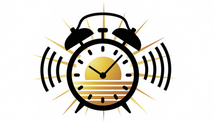 vector illustration of a clock