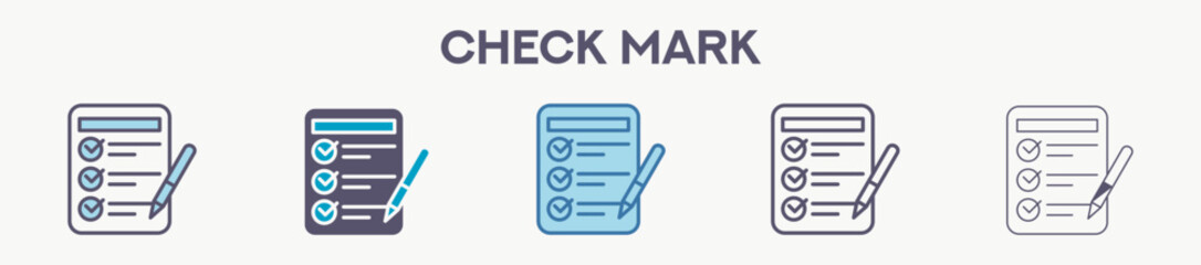 Check Mark Icon Pack For Graphic Design - Multi Styles