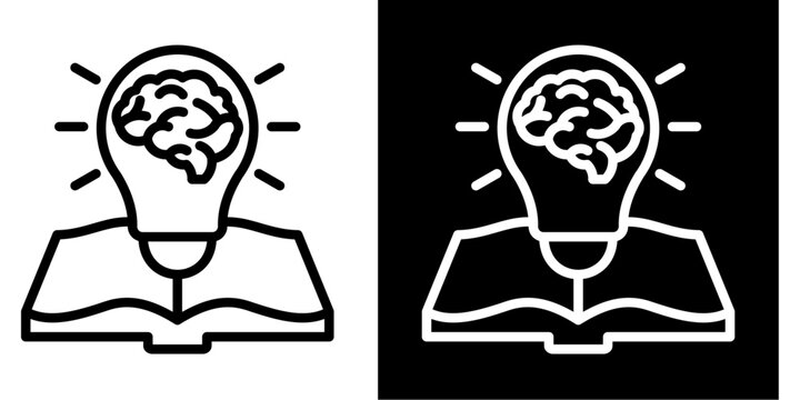 Wisdom  Icon Set White Mix Style Collection
