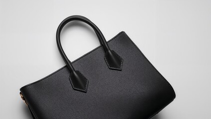Black Leather Handbag
