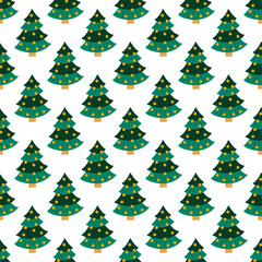 Christmas seamless pattern in hand draw style