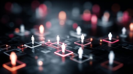 E-learning evolution: bridging traditional and digital education. Digital communication link. E-learning on processors: subtle shifts in a visual progression. Digital society network.