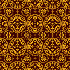 abstract seamless pattern, Classic Damask Seamless Pattern-Vector Illustration for Elegant Textile Design 
