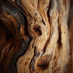 Weathered wood with intricate grain and natural patterns