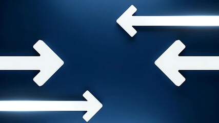 Converging Arrows - A Visual Representation of Focus and Direction.