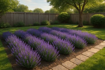 Tranquil Lavender Garden