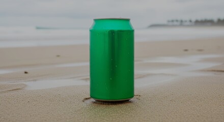 Green Tin Object for Green Screen Editing in Various Scenes